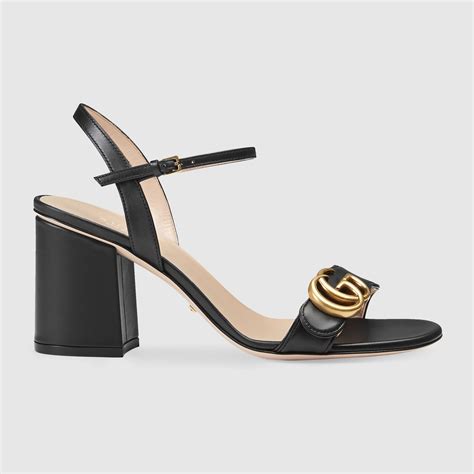 ladies gucci sandals|Gucci black high heel sandals.